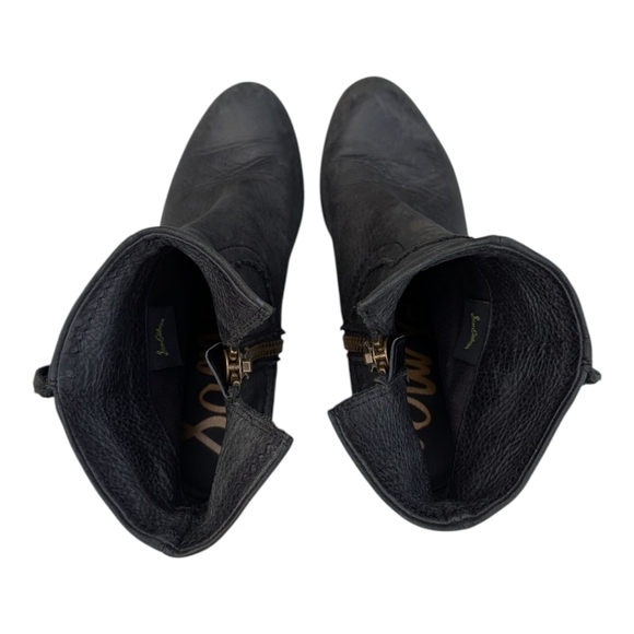 Sam Edleman Louie fringe bootie boho ankle boots - Picture 5 of 7